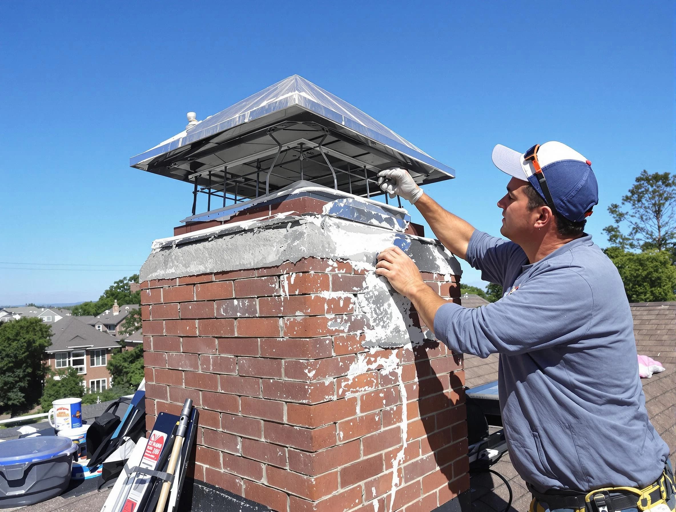 Chimney Crown Services service in Wyncote, PA